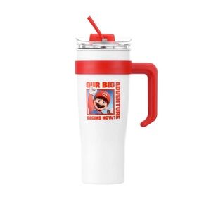 Super Mario Red and White Adventure Mug